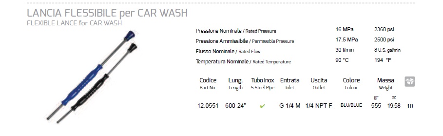 FLEKSIBILNA CEVKA PIŠTOLJA